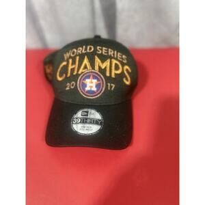 New Era 39Thirty Houston Astros Graphite 2017 World Series Champions Hat Cap